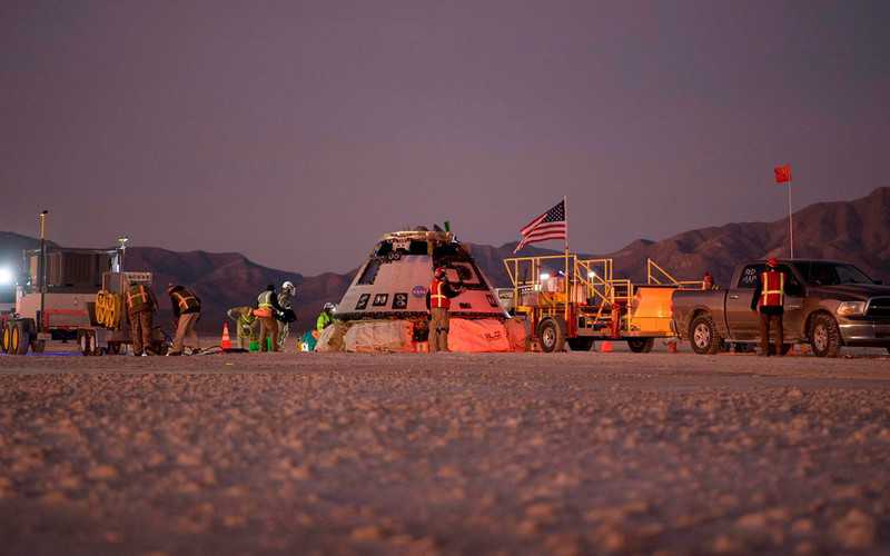 Boeing's Starliner capsule lands safely in New Mexico after failed mission