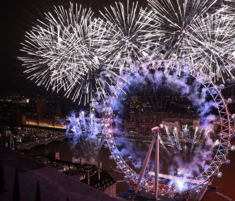 London's New Year's Eve fireworks to celebrate EURO 2020 
