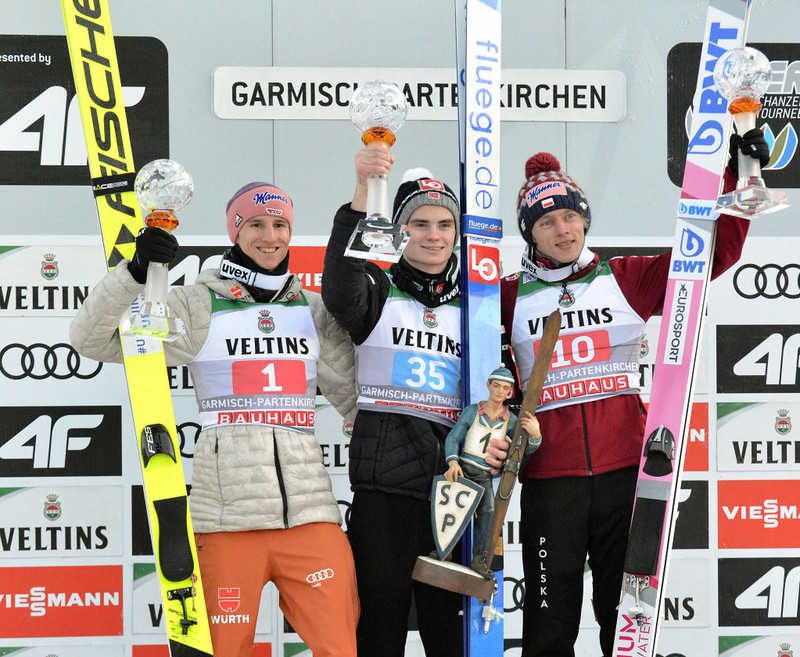 Lindvik ends Kobayashi Four Hills Tournament victory streak in Garmisch-Partenkirchen