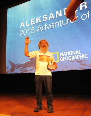  Polski kajakarz odebrał nagrodę Podróżnika Roku "National Geographic"