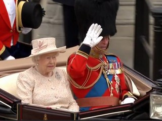 Trooping the Colour marks Queen's official birthday