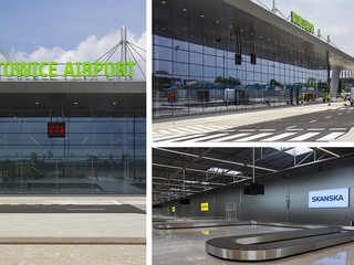 New arrivals terminal at the Katowice airport
