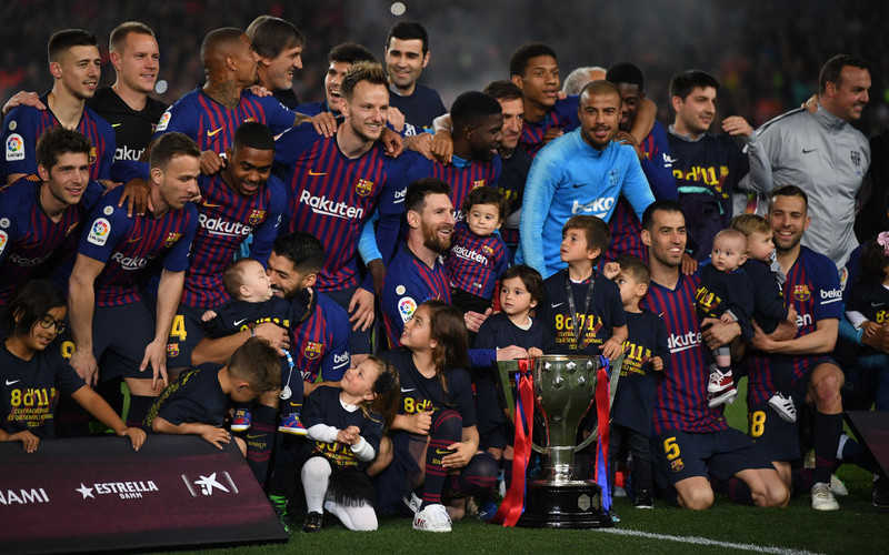 Barcelona FC with the highest revenues for the 2018/19 season