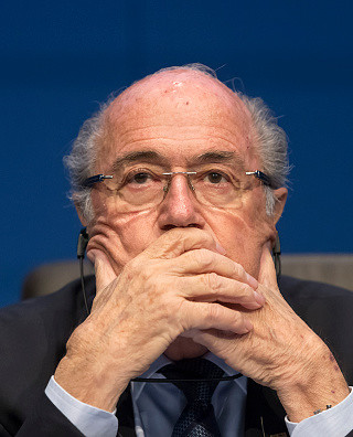 "Are you staying or going?" Blatter pushed to declaration