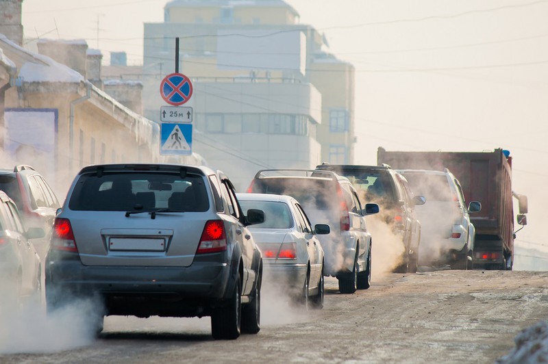 Expensive pollution from cars and trains in Poland