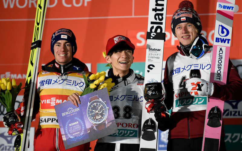 World Cup in jumping: Kubacki third in Sapporo, won by Sato