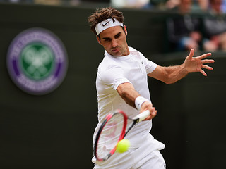 Federer pierwszym półfinalistą Wimbledonu