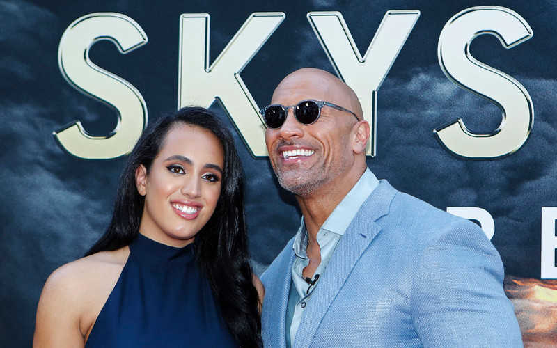 Dwayne Johnson's daughter enters the ring