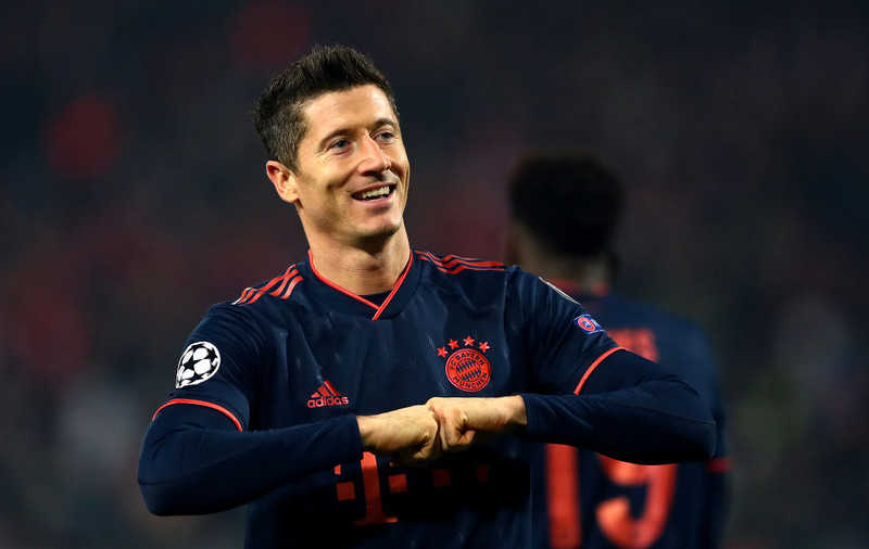 Lewandowski tops the shooters classification in the Champions League