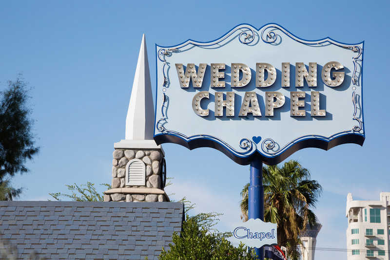 The number of people willing to get married in Las Vegas is dropping dramatically
