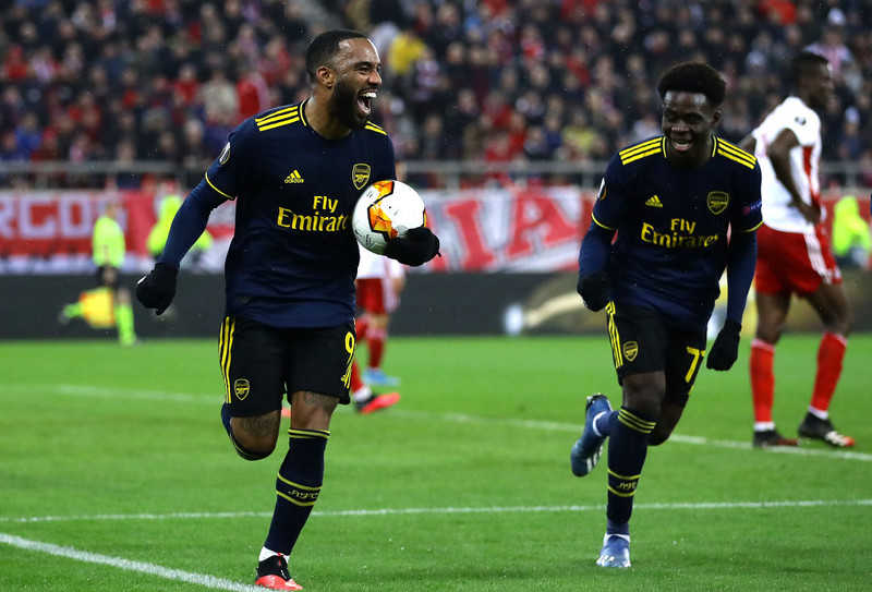 Olympiacos 0-1 Arsenal: Lacazette gives Gunners advantage