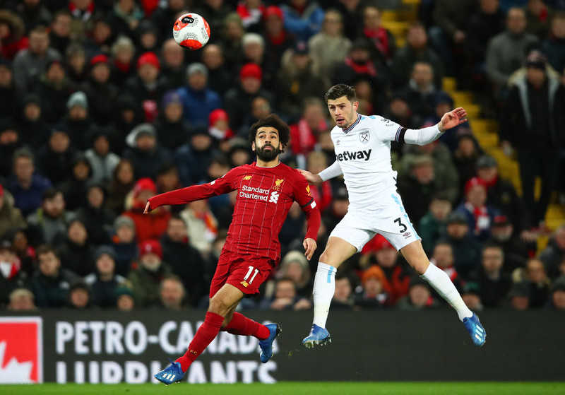Liverpool's Salah extends incredible record against West Ham United