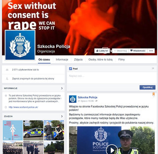 Szkocka policja stworzyła stronę dla Polaków