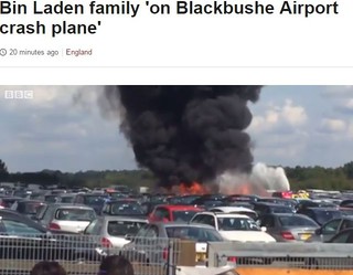 Wielka Brytania: Katastrofa prywatnego odrzutowca z rodziną bin Ladena na pokładzie