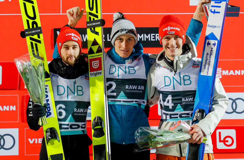 Slovenia's ski jumper Prevc wins World Cup race in Lillehammer