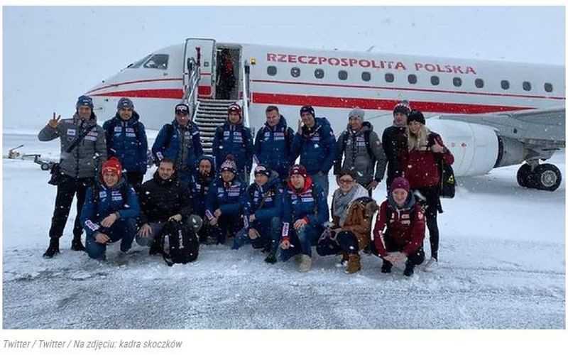 Norway impressed by the presidential transport of Polish ski jumpers