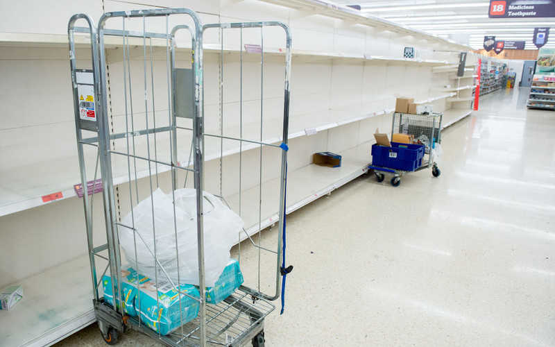 Sainsbury's limits sales of all food items amid stockpiling