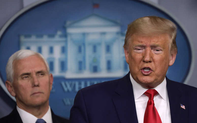 Trump uspokaja: "Kryzys związany z koronawirusem wkrótce się zakończy"