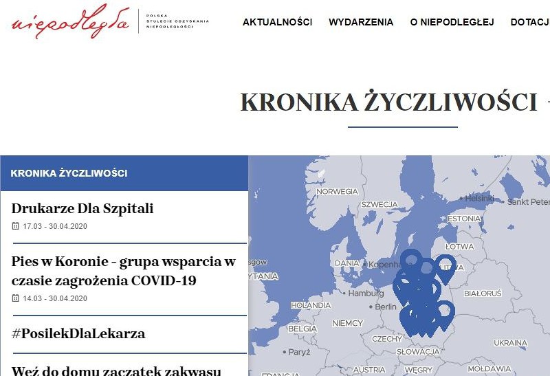 "Niepodległa" launches "Chronicle of kindness"