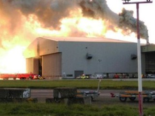 Flights resume after hangar fire in Dublin