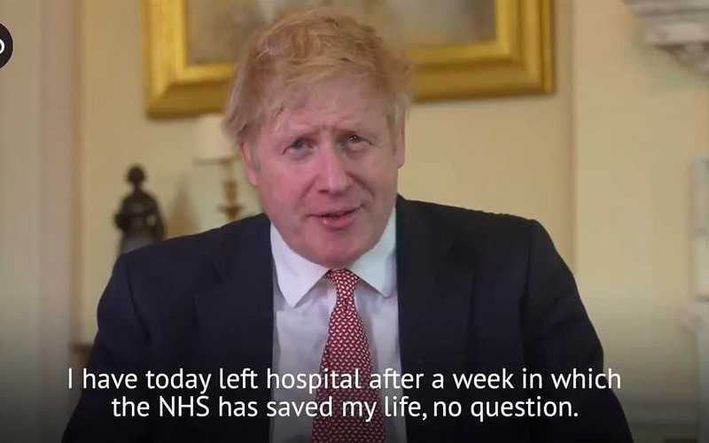 Brytyjski premier opisał swój pobyt w szpitalu