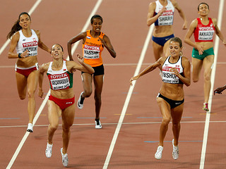 Anna Jozwik in Athletics-World Championships women's 800m final