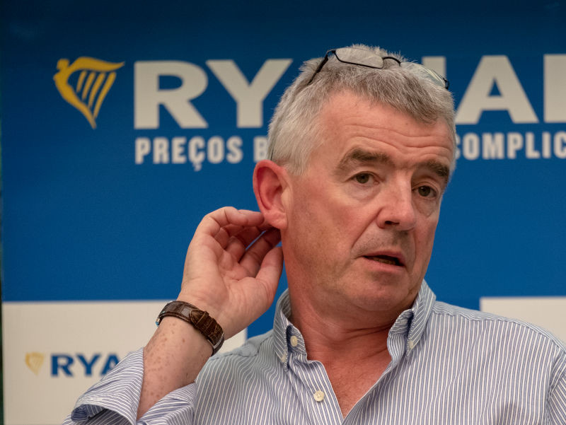 Szef Ryanair: "Zwrot pieniędzy za bilet nawet za 6 miesięcy"