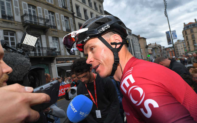 Tour de France: Chris Froome obawia się gromadzenia kibiców