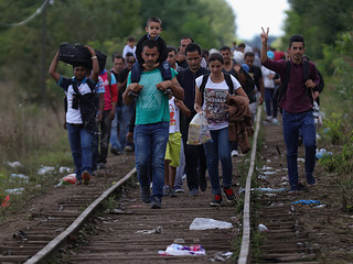 Odwołane pociągi i zamknięta granica między Austrią a Węgrami. Przyczyną uchodźcy