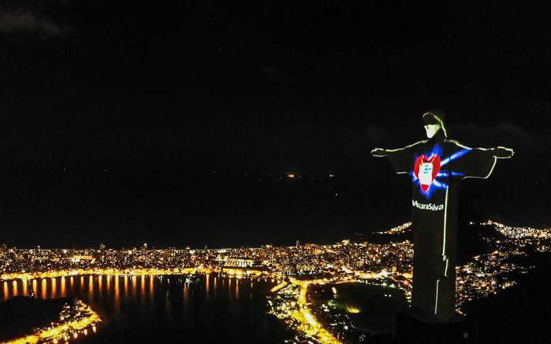 Posąg Chrystusa w Rio de Janeiro stał się symbolem walki z pandemią