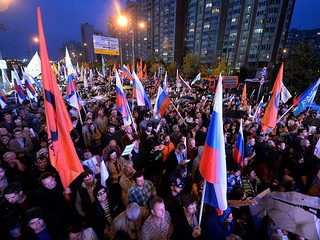 Tysiące Rosjan protestowało przeciwko Putinowi w Moskwie