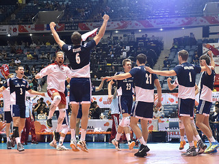 USA beaten by Polish Volleyball Team 