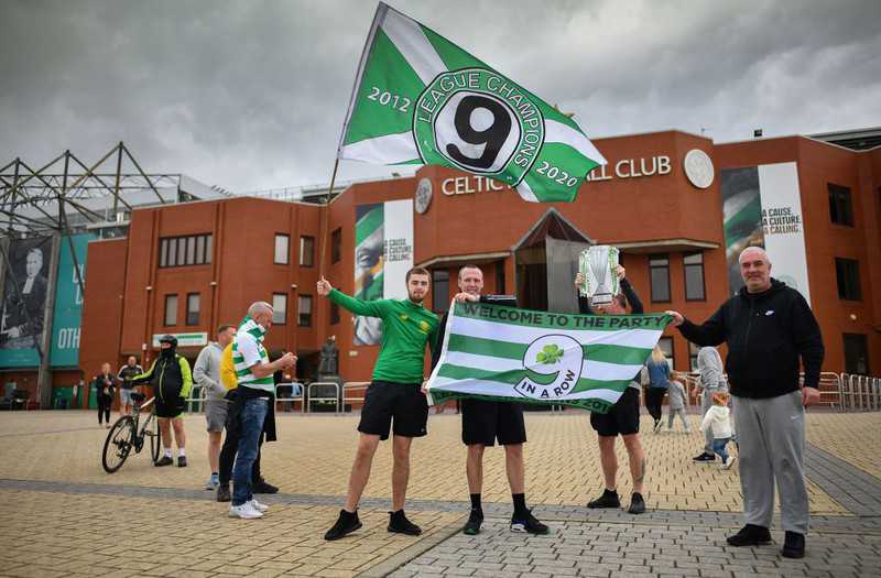 Celtic champions & Hearts relegated after SPFL ends season