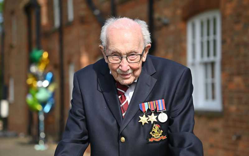 A noble title for a veteran who raised £ 33 million for health care