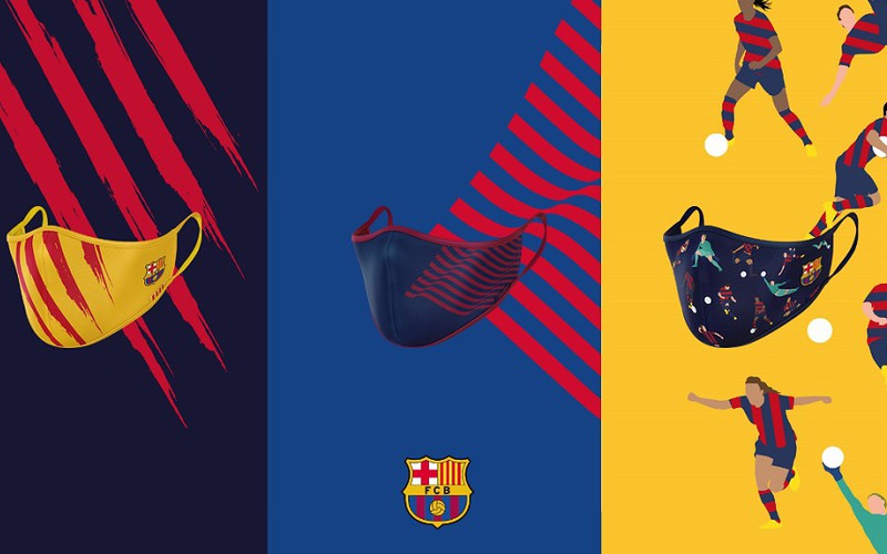 Barcelona przygotowała maseczki dla kibiców