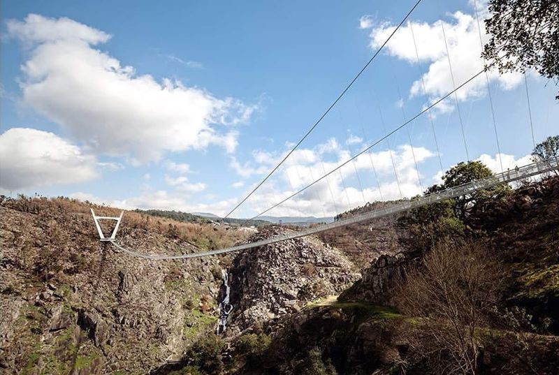 Portugal: One of the longest suspension bridges in Europe was built in the north of the country