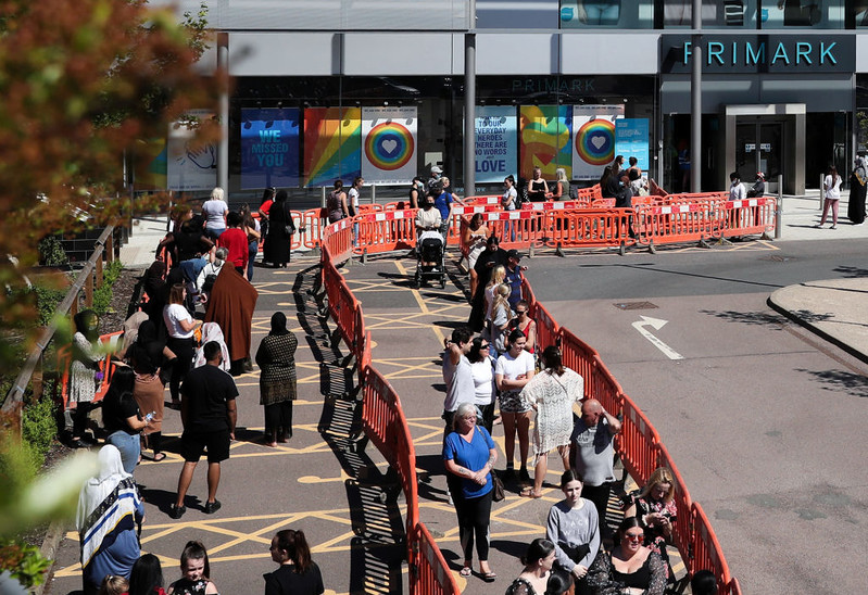Primark worker describes first day of reopening as "hell"