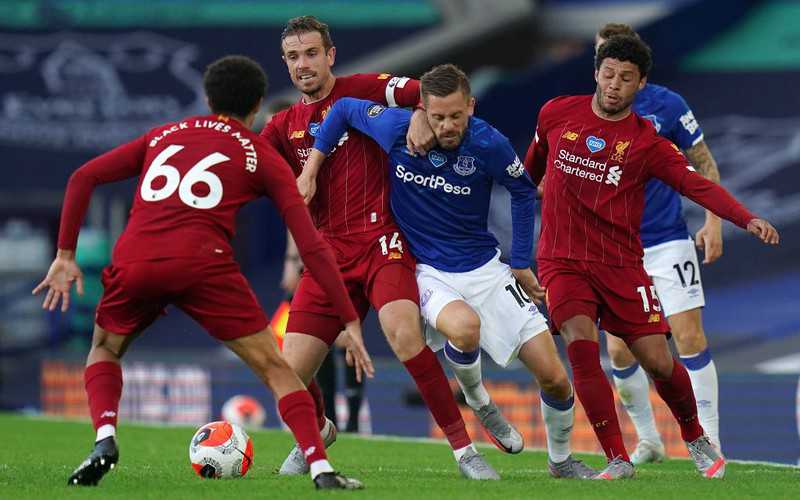 Liverpool stumble on Premier League title march with draw at Everton