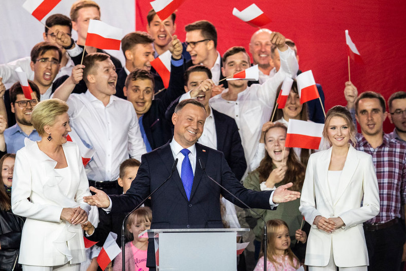 Andrzej Duda ponownie wybrany prezydentem Polski
