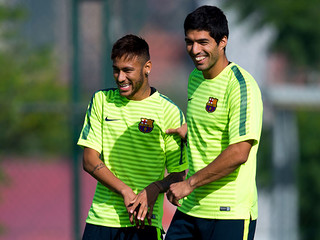 Duet Neymar-Suarez nadzieją Barcelony