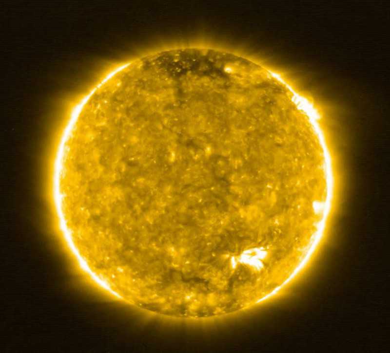 Solar Orbiter's first views of the Sun