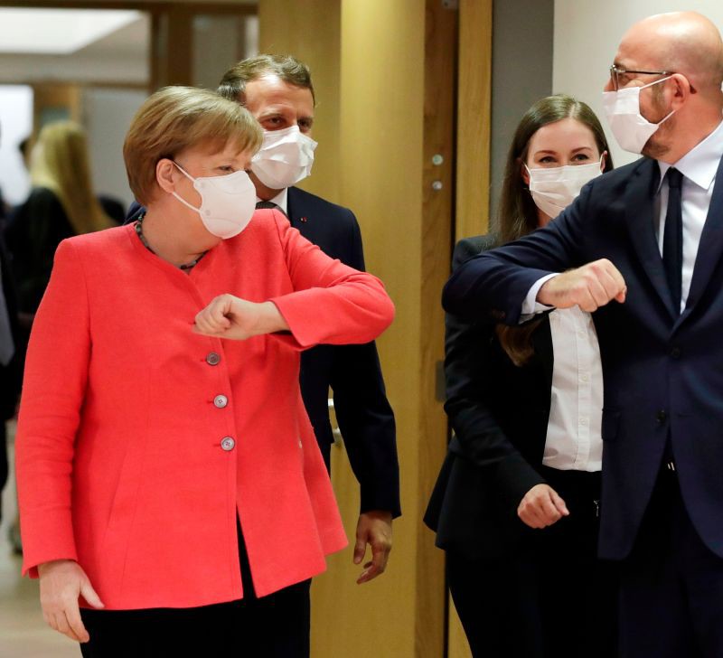 EU leaders say progress in virus recovery summit, but warn talks could still fail