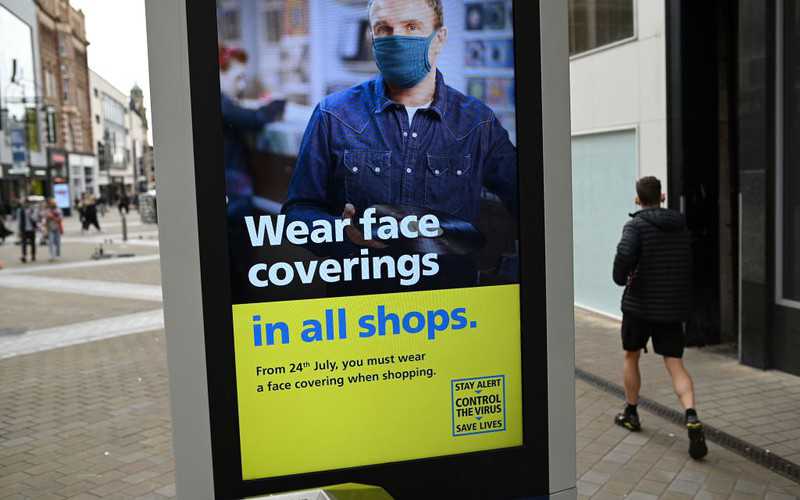 Face coverings mandatory in shops, supermarkets and takeaways from today