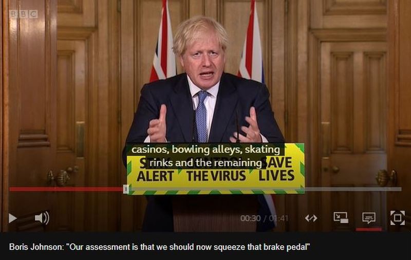 Johnson: Dalsze luzowanie restrykcji wstrzymane o co najmniej dwa tygodnie