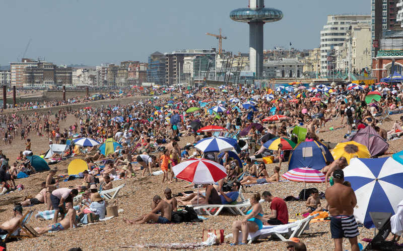 England with highest temperature this year and third ever