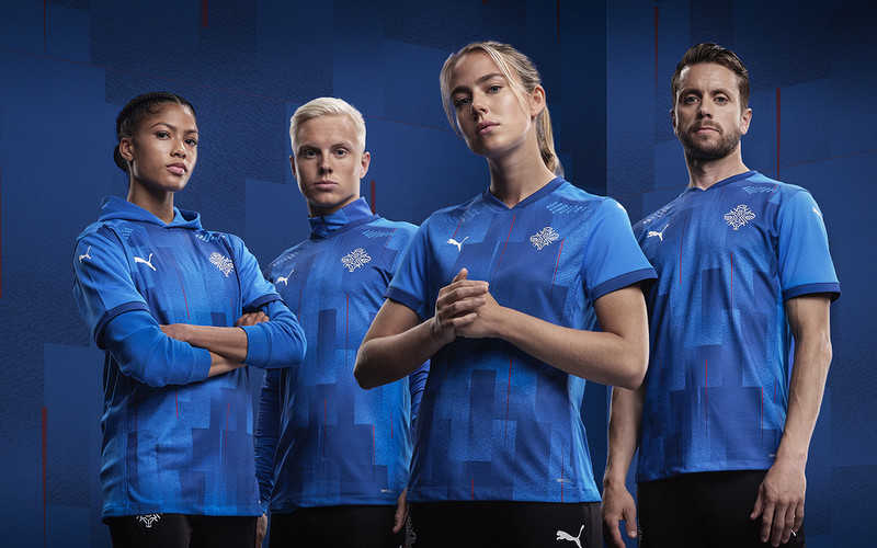 The Icelandic national team presented their home uniforms for the 2020/21 season