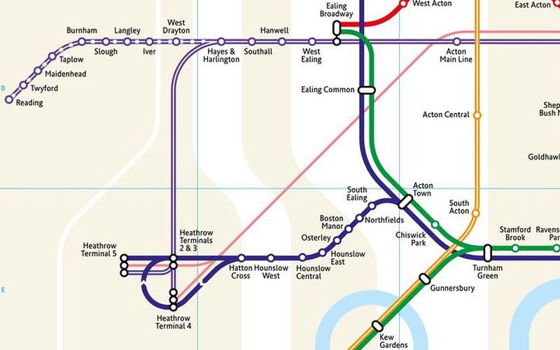 Londyn: Nowa, dokładniejsza geograficznie mapa metra