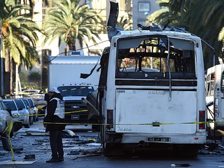 Tunisia blast: Explosion hits bus carrying presidential guards