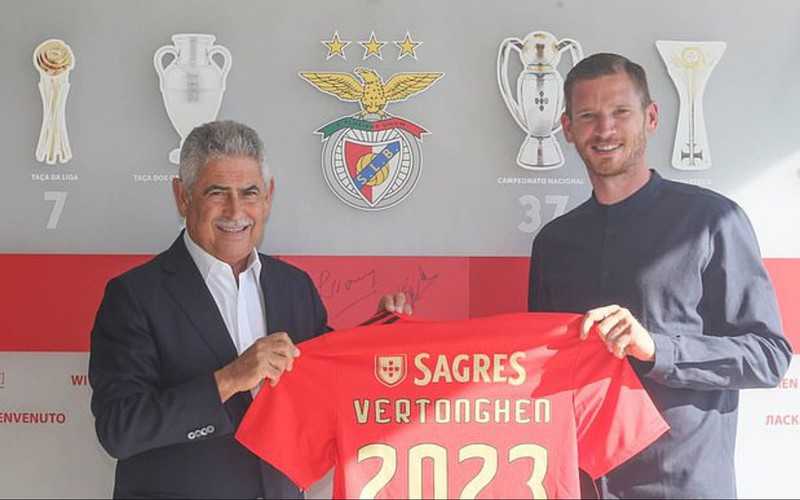 Benfica swoop for Jan Vertonghen on a free transfer from Tottenham 