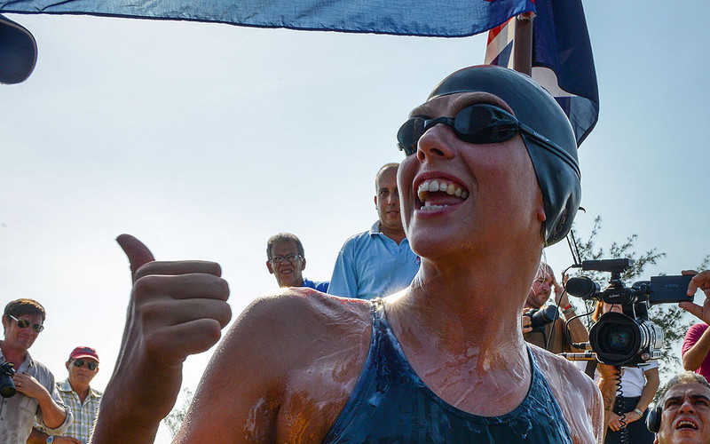Chloe McCardel breaks men's record for most swims across the English Channel 